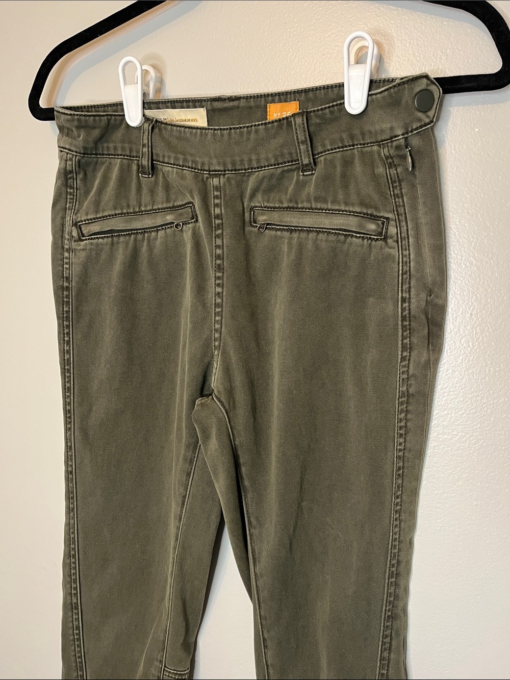 Anthropology Pilcro and the Letterpress Olive Green Women’s Jeans - Picture 5 of 16